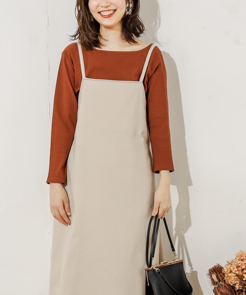 natural couture（ナチュラルクチュール）の「大人ワンショルリブTシャツ（Tシャツ/カットソー・レディース・ブラック/ブラウン/アイボリー/ホワイト系その他/ブラウン系その他/ピンク系その他・FREE）」の20枚目の写真