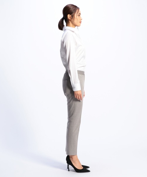 セール その他パンツ パンツ Naracamicie ナラカミーチェ のその他パンツ セットアップスーツ対応 ブライトモクロディーパンツ 30 92 09 104 をセール価格で購入できます Naracamicie セットアップスーツ対応 ブライトモクロディーパンツ その他パンツ