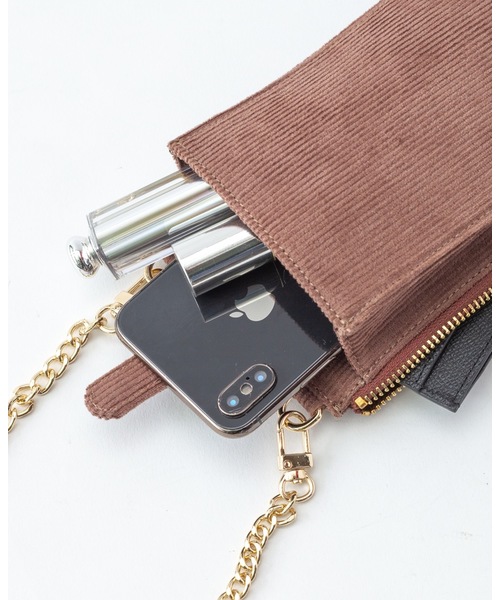 CONVERSE（コンバース）の「【CONVERSE】別注 Mobile Shoulder / モバイルショルダー（ショルダーバッグ・レディース・ブラウン/ベージュ/ライトベージュ/ブラック・フリー）」の15枚目の写真