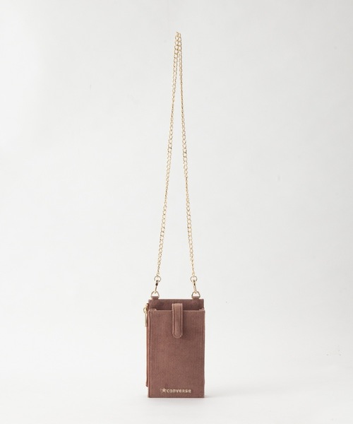CONVERSE（コンバース）の「【CONVERSE】別注 Mobile Shoulder / モバイルショルダー（ショルダーバッグ・レディース・ブラウン/ベージュ/ライトベージュ/ブラック・フリー）」の16枚目の写真