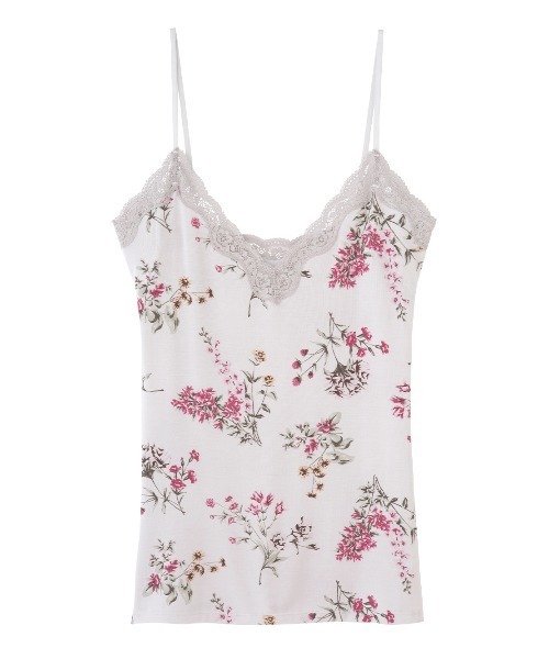 PEACH JOHN(ピーチジョン)の「【保湿加工の生地がフィット!抗菌防臭・消臭加工した汗取りパッド付き】It’sモイスティキャミ(インナーウェア/肌着・レディース・ブラック/オフホワイト/ピンク/グレー/ピンク系その他/チャコール/ブルー/スモークピンク/グレー系その他/ホワイト系その他2/ライトピンク/チャコールグレー/コーラルピンク/ホワイト×グレー/ブラック×ピンク/ダークグレー/ホワイト×ピンク/スミクロ/ヘザーチャコール/ライトグレー/ライトベージュ/チャコールグレー×ブラック/ダークネイビー・SMALL/MEDIUM/LARGE)」の3枚目の写真