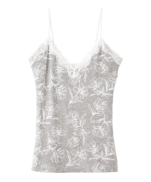 PEACH JOHN(ピーチジョン)の「【保湿加工の生地がフィット!抗菌防臭・消臭加工した汗取りパッド付き】It’sモイスティキャミ(インナーウェア/肌着・レディース・ブラック/オフホワイト/ピンク/グレー/ピンク系その他/チャコール/ブルー/スモークピンク/グレー系その他/ホワイト系その他2/ライトピンク/チャコールグレー/コーラルピンク/ホワイト×グレー/ブラック×ピンク/ダークグレー/ホワイト×ピンク/スミクロ/ヘザーチャコール/ライトグレー/ライトベージュ/チャコールグレー×ブラック/ダークネイビー・SMALL/MEDIUM/LARGE)」の13枚目の写真