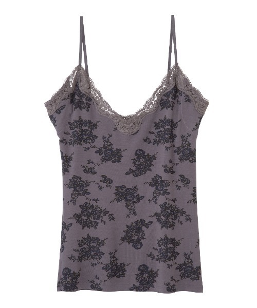 PEACH JOHN(ピーチジョン)の「【保湿加工の生地がフィット!抗菌防臭・消臭加工した汗取りパッド付き】It’sモイスティキャミ(インナーウェア/肌着・レディース・ブラック/オフホワイト/ピンク/グレー/ピンク系その他/チャコール/ブルー/スモークピンク/グレー系その他/ホワイト系その他2/ライトピンク/チャコールグレー/コーラルピンク/ホワイト×グレー/ブラック×ピンク/ダークグレー/ホワイト×ピンク/スミクロ/ヘザーチャコール/ライトグレー/ライトベージュ/チャコールグレー×ブラック/ダークネイビー・SMALL/MEDIUM/LARGE)」の9枚目の写真