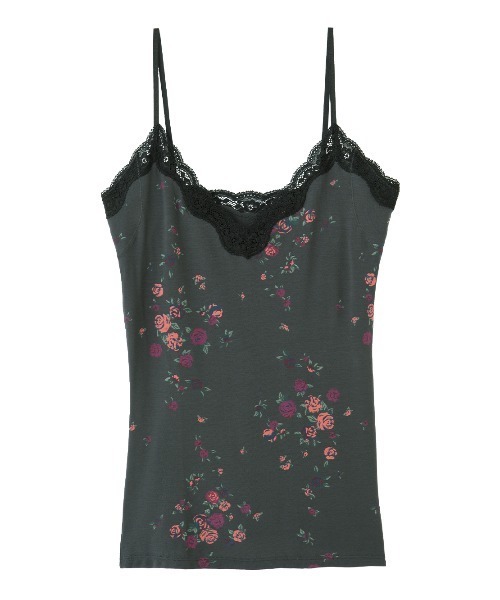 PEACH JOHN(ピーチジョン)の「【保湿加工の生地がフィット!抗菌防臭・消臭加工した汗取りパッド付き】It’sモイスティキャミ(インナーウェア/肌着・レディース・ブラック/オフホワイト/ピンク/グレー/ピンク系その他/チャコール/ブルー/スモークピンク/グレー系その他/ホワイト系その他2/ライトピンク/チャコールグレー/コーラルピンク/ホワイト×グレー/ブラック×ピンク/ダークグレー/ホワイト×ピンク/スミクロ/ヘザーチャコール/ライトグレー/ライトベージュ/チャコールグレー×ブラック/ダークネイビー・SMALL/MEDIUM/LARGE)」の8枚目の写真