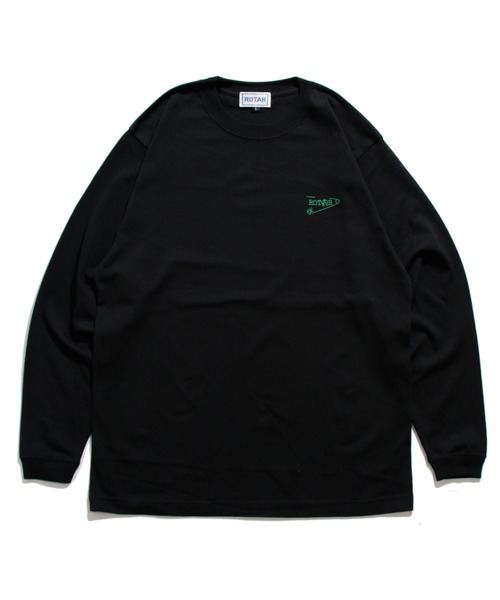 ROTAR(ローター)の「AnPin Rotar LS Tee ヘビーウエイト ワンポイント クルーネック Tシャツ(Tシャツ/カットソー・メンズ・ホワイト/ブラック/ネイビー・SMALL/MEDIUM/LARGE/X-LARGE)」の5枚目の写真