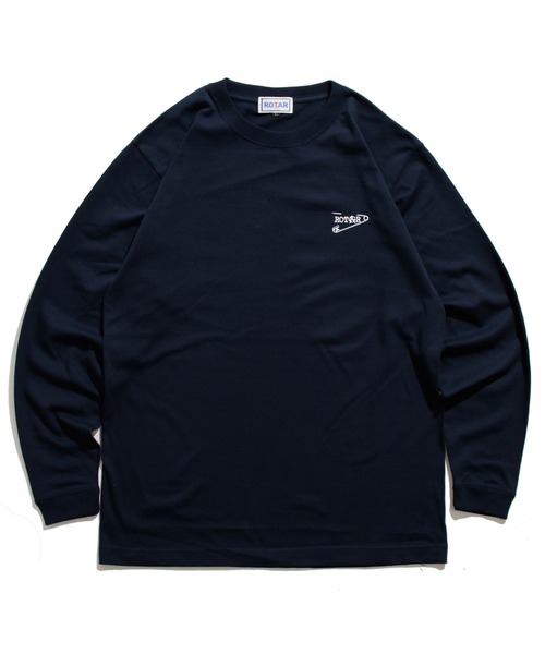 ROTAR(ローター)の「AnPin Rotar LS Tee ヘビーウエイト ワンポイント クルーネック Tシャツ(Tシャツ/カットソー・メンズ・ホワイト/ブラック/ネイビー・SMALL/MEDIUM/LARGE/X-LARGE)」の6枚目の写真
