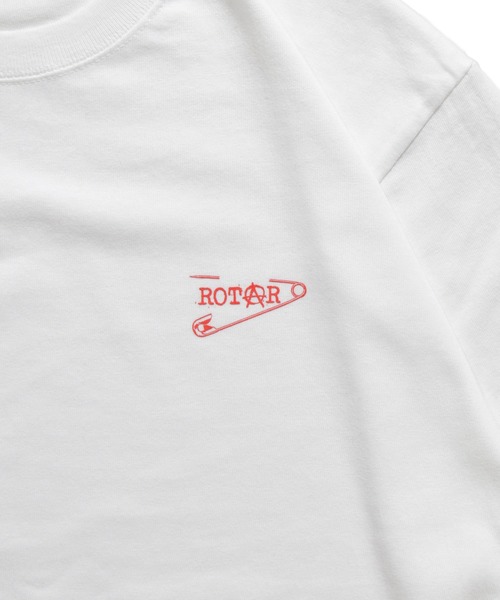 ROTAR(ローター)の「AnPin Rotar LS Tee ヘビーウエイト ワンポイント クルーネック Tシャツ(Tシャツ/カットソー・メンズ・ホワイト/ブラック/ネイビー・SMALL/MEDIUM/LARGE/X-LARGE)」の7枚目の写真