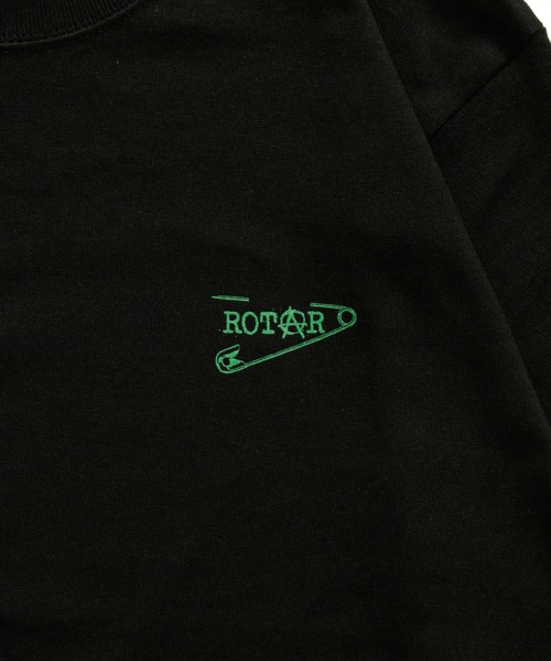 ROTAR(ローター)の「AnPin Rotar LS Tee ヘビーウエイト ワンポイント クルーネック Tシャツ(Tシャツ/カットソー・メンズ・ホワイト/ブラック/ネイビー・SMALL/MEDIUM/LARGE/X-LARGE)」の8枚目の写真