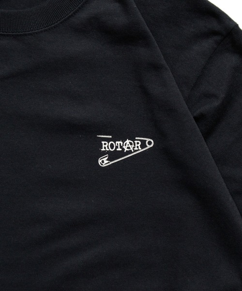 ROTAR(ローター)の「AnPin Rotar LS Tee ヘビーウエイト ワンポイント クルーネック Tシャツ(Tシャツ/カットソー・メンズ・ホワイト/ブラック/ネイビー・SMALL/MEDIUM/LARGE/X-LARGE)」の9枚目の写真