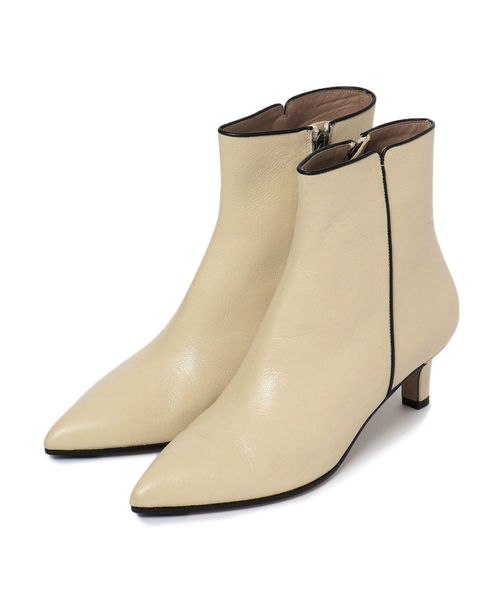 K.Spin（ケースピン）の「K.Spin:パイピングショートブーツ（ブーツ・レディース・ナチュラル/ワイン・35/36/37/38）」の2枚目の写真