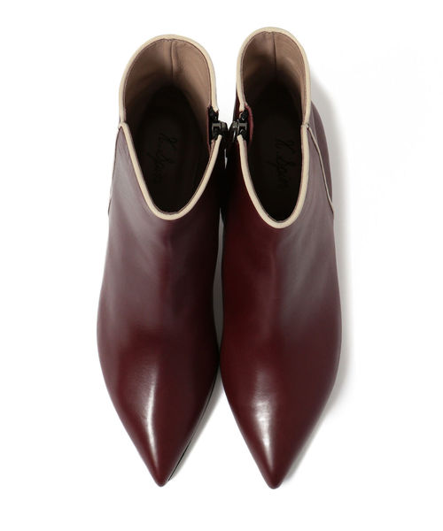 K.Spin（ケースピン）の「K.Spin:パイピングショートブーツ（ブーツ・レディース・ナチュラル/ワイン・35/36/37/38）」の6枚目の写真