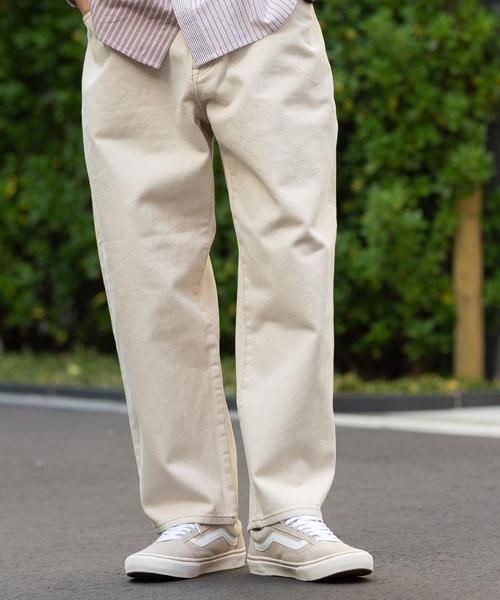 coen（コーエン）の「ワイドデニムパンツ（デニムパンツ・メンズ・ネイビー/オフホワイト・MEDIUM/SMALL/X-LARGE/LARGE）」の15枚目の写真