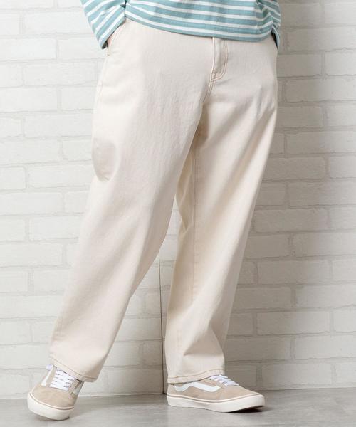 coen（コーエン）の「ワイドデニムパンツ（デニムパンツ・メンズ・ネイビー/オフホワイト・MEDIUM/SMALL/X-LARGE/LARGE）」の10枚目の写真