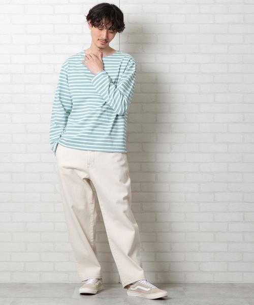 coen（コーエン）の「ワイドデニムパンツ（デニムパンツ・メンズ・ネイビー/オフホワイト・MEDIUM/SMALL/X-LARGE/LARGE）」の11枚目の写真