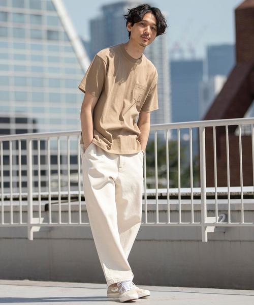 coen（コーエン）の「ワイドデニムパンツ（デニムパンツ・メンズ・ネイビー/オフホワイト・MEDIUM/SMALL/X-LARGE/LARGE）」の8枚目の写真