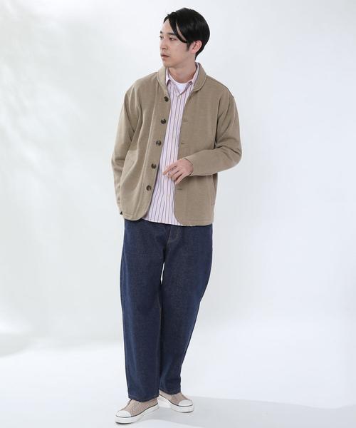 coen（コーエン）の「ワイドデニムパンツ（デニムパンツ・メンズ・ネイビー/オフホワイト・MEDIUM/SMALL/X-LARGE/LARGE）」の19枚目の写真