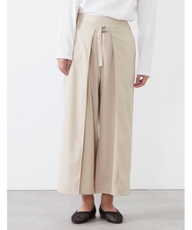 POU DOU DOU | フロントベルトラップガウチョパンツ(その他パンツ)