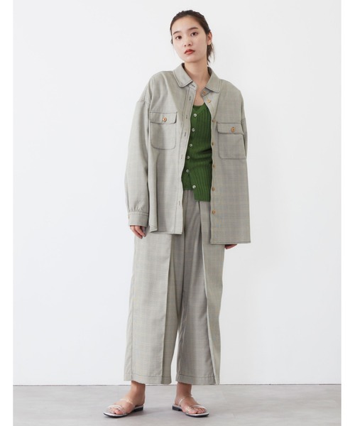 POU DOU DOU（プードゥドゥ）の「フロントベルトラップガウチョパンツ（その他パンツ・レディース・ベージュ/グレー/ライトベージュ/ブラック・3）」の5枚目の写真