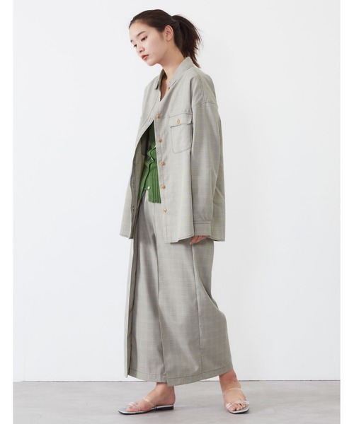 POU DOU DOU（プードゥドゥ）の「フロントベルトラップガウチョパンツ（その他パンツ・レディース・ベージュ/グレー/ライトベージュ/ブラック・3）」の6枚目の写真