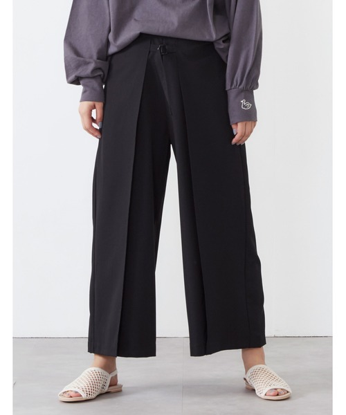 POU DOU DOU（プードゥドゥ）の「フロントベルトラップガウチョパンツ（その他パンツ・レディース・ベージュ/グレー/ライトベージュ/ブラック・3）」の22枚目の写真