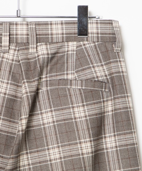 WEGO（ウィゴー）の「WEGO/【セットアップ対応商品】チェックワイドスラックス（スラックス・メンズ・ベージュ/グレー・MEDIUM/LARGE）」の15枚目の写真