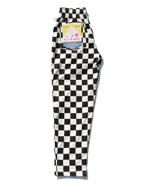 COOKMAN(クックマン)の「Cookman クックマン シェフパンツ イージーパンツ ワイドパンツ チェッカー(その他パンツ・メンズ・ブラック・MEDIUM/LARGE/SMALL/X-LARGE)」の2枚目の写真