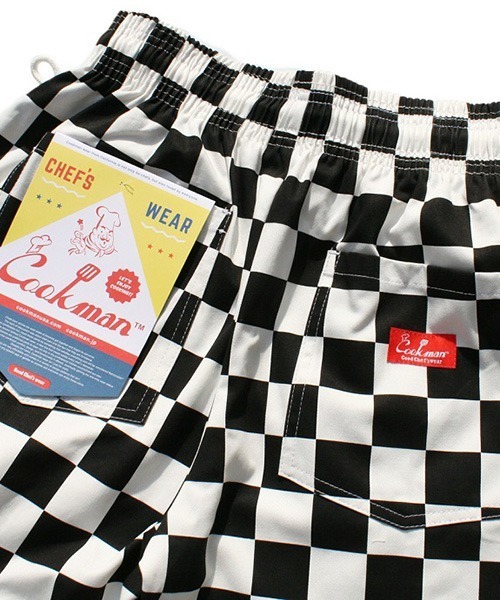 COOKMAN(クックマン)の「Cookman クックマン シェフパンツ イージーパンツ ワイドパンツ チェッカー(その他パンツ・メンズ・ブラック・MEDIUM/LARGE/SMALL/X-LARGE)」の5枚目の写真