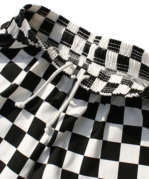 COOKMAN(クックマン)の「Cookman クックマン シェフパンツ イージーパンツ ワイドパンツ チェッカー(その他パンツ・メンズ・ブラック・MEDIUM/LARGE/SMALL/X-LARGE)」の7枚目の写真