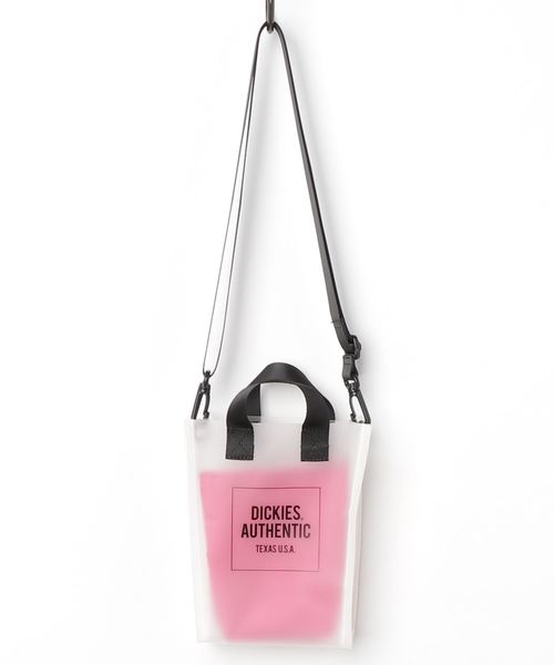 Dickies(ディッキーズ)の「WEGO/Dickies TPU MINI 2WAY SHOULDER(ショルダーバッグ・レディース・ブラック/ピンク/グリーン/ライム・FREE)」の7枚目の写真