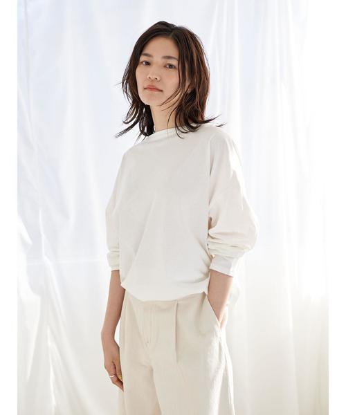 AMERICAN HOLIC(アメリカンホリック)の「コクーンカットプルオーバー(Tシャツ/カットソー・レディース・ブラック/オフホワイト/ピンク/ブルー/その他7/ネイビー・M/L)」の7枚目の写真
