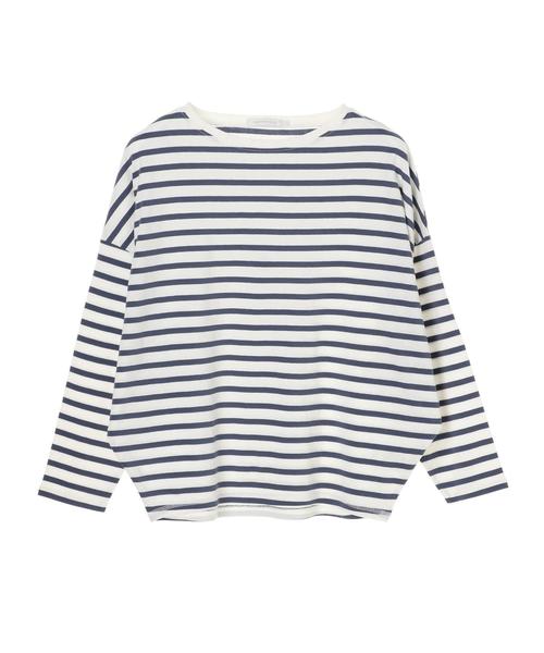 AMERICAN HOLIC(アメリカンホリック)の「コクーンカットプルオーバー(Tシャツ/カットソー・レディース・ブラック/オフホワイト/ピンク/ブルー/その他7/ネイビー・M/L)」の12枚目の写真