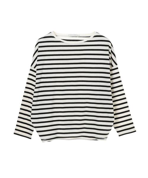AMERICAN HOLIC(アメリカンホリック)の「コクーンカットプルオーバー(Tシャツ/カットソー・レディース・ブラック/オフホワイト/ピンク/ブルー/その他7/ネイビー・M/L)」の10枚目の写真