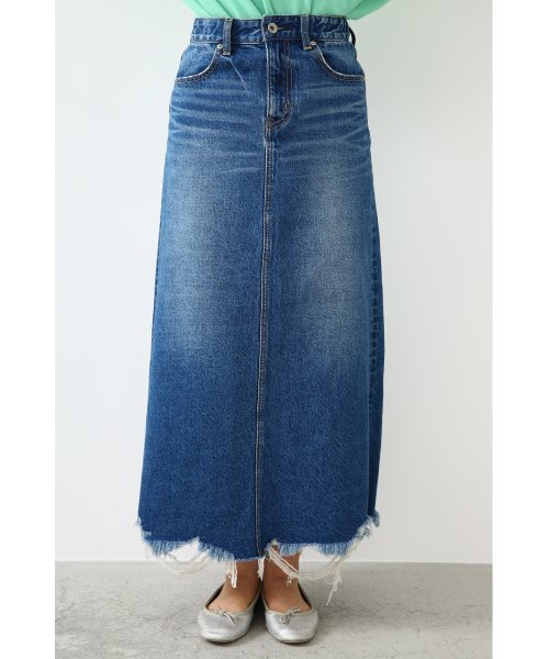 Level マキシスカート デニムスカート Rodeo Next Crowns Wide セール Crowns デニムスカート Wide Bowl ロデオクラウンズワイドボウル のファッション