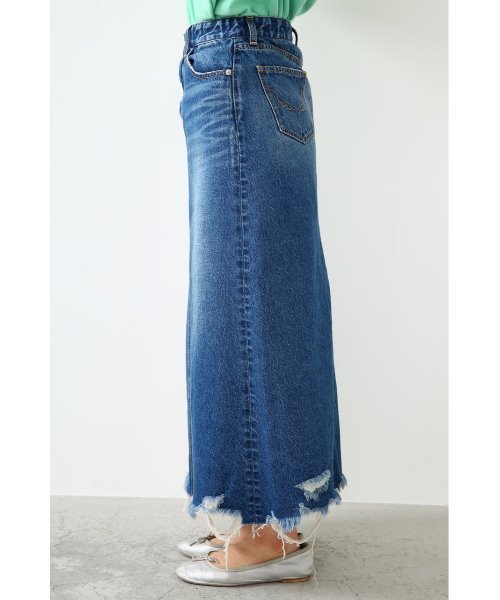 Level マキシスカート デニムスカート Rodeo Next Crowns Wide セール Crowns デニムスカート Wide Bowl ロデオクラウンズワイドボウル のファッション