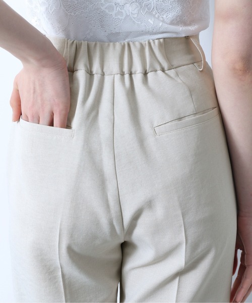 Heather（ヘザー）の「リネンライクスラックス　883930（スラックス・レディース・アイボリー/ブラウン系その他/ブルー系その他/レッド系その他・S/M）」の13枚目の写真