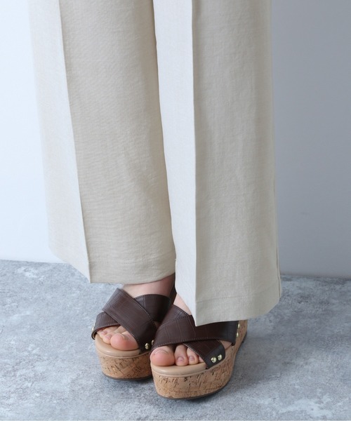 Heather（ヘザー）の「リネンライクスラックス　883930（スラックス・レディース・アイボリー/ブラウン系その他/ブルー系その他/レッド系その他・S/M）」の12枚目の写真