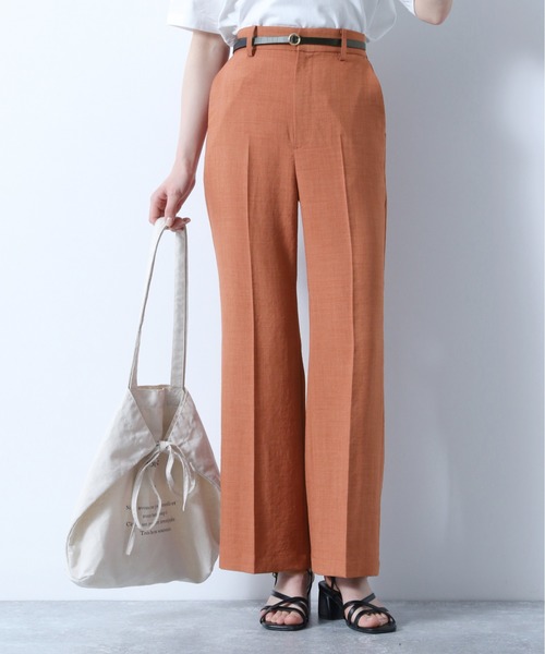 Heather（ヘザー）の「リネンライクスラックス　883930（スラックス・レディース・アイボリー/ブラウン系その他/ブルー系その他/レッド系その他・S/M）」の14枚目の写真