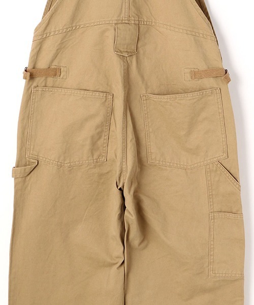 Purple&Yellow（パープルアンドイエロー）の「【大人気商品！】コットン オーバーオール つなぎ（サロペット/オーバーオール・メンズ・ブラック/ベージュ/キナリ・SMALL/MEDIUM/LARGE）」の9枚目の写真