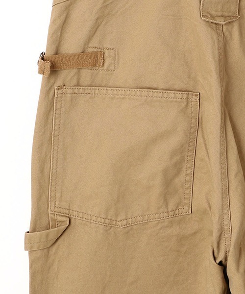 Purple&Yellow（パープルアンドイエロー）の「【大人気商品！】コットン オーバーオール つなぎ（サロペット/オーバーオール・メンズ・ブラック/ベージュ/キナリ・SMALL/MEDIUM/LARGE）」の8枚目の写真