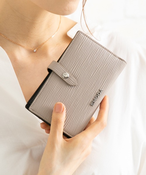 Emoda エモダ 水シボ二つ折りベルトウォレット カード枚収納 財布 Emoda エモダ のファッション通販 Zozotown