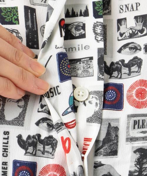 美品✨️ポールスミス バックプリント切替えワンピース シルク Paul Smith（ポールスミス）の「ウィメンズ 