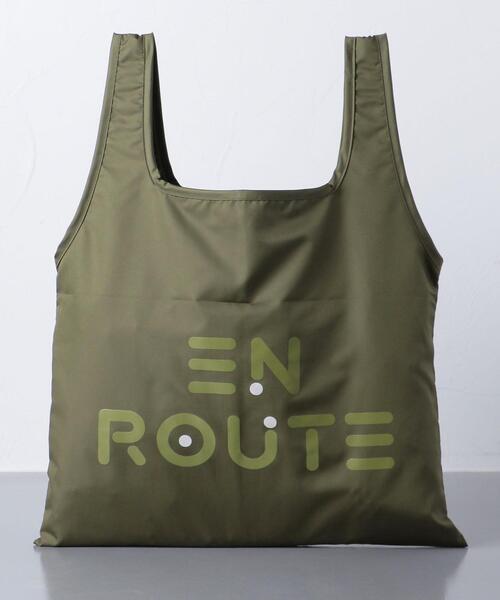 EN ROUTE（アンルート）の「＜EN ROUTE（アンルート）＞×＜YOON HYUP（ユーンヒョプ）＞ロゴ パッカブル エコバッグ（ショルダーバッグ・メンズ・グレー/ブラック/オリーブ・FREE）」の3枚目の写真