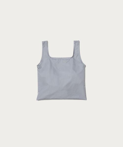 EN ROUTE（アンルート）の「＜EN ROUTE（アンルート）＞×＜YOON HYUP（ユーンヒョプ）＞ロゴ パッカブル エコバッグ（ショルダーバッグ・メンズ・グレー/ブラック/オリーブ・FREE）」の4枚目の写真