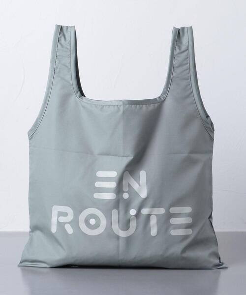 EN ROUTE（アンルート）の「＜EN ROUTE（アンルート）＞×＜YOON HYUP（ユーンヒョプ）＞ロゴ パッカブル エコバッグ（ショルダーバッグ・メンズ・グレー/ブラック/オリーブ・FREE）」の6枚目の写真