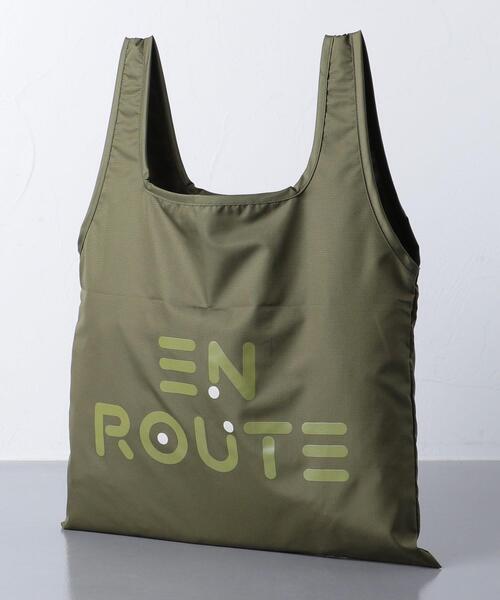 EN ROUTE（アンルート）の「＜EN ROUTE（アンルート）＞×＜YOON HYUP（ユーンヒョプ）＞ロゴ パッカブル エコバッグ（ショルダーバッグ・メンズ・グレー/ブラック/オリーブ・FREE）」の5枚目の写真