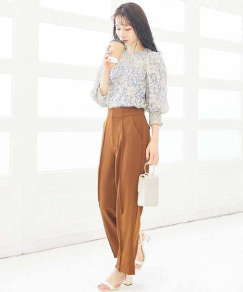 archives（アルシーヴ）の「シアーレースブラウス（シャツ/ブラウス・レディース・ブルー/ブラック/ベージュ・MEDIUM）」の19枚目の写真