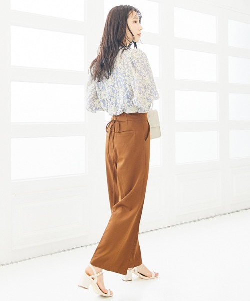 archives（アルシーヴ）の「シアーレースブラウス（シャツ/ブラウス・レディース・ブルー/ブラック/ベージュ・MEDIUM）」の17枚目の写真