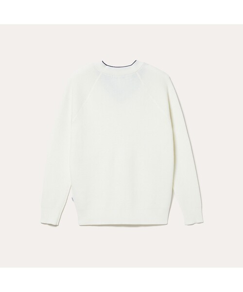 AIGLE(エーグル)の「COLOMBES WAFFLE PULLOVER(ニット/セーター・レディース・ホワイト/ネイビー・M/L/S)」の14枚目の写真