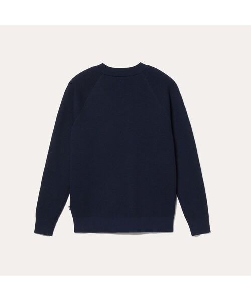 AIGLE(エーグル)の「COLOMBES WAFFLE PULLOVER(ニット/セーター・レディース・ホワイト/ネイビー・M/L/S)」の6枚目の写真