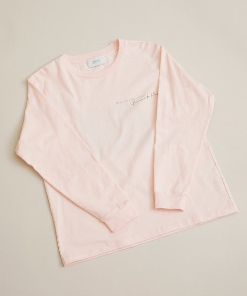 STUDIOUS(ステュディオス)の「【STUDIOUS(ステュディオス)】FLOWER GRAPH LONG TEE(Tシャツ/カットソー・レディース・ピンク・FREE)」の6枚目の写真